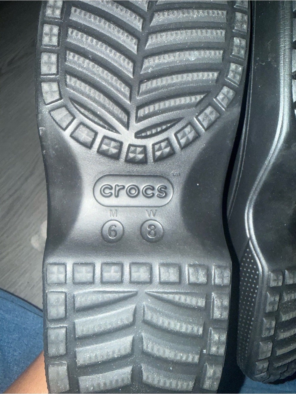 Black Closed-Toe Mary Jane Crocs - Picture 9 of 9